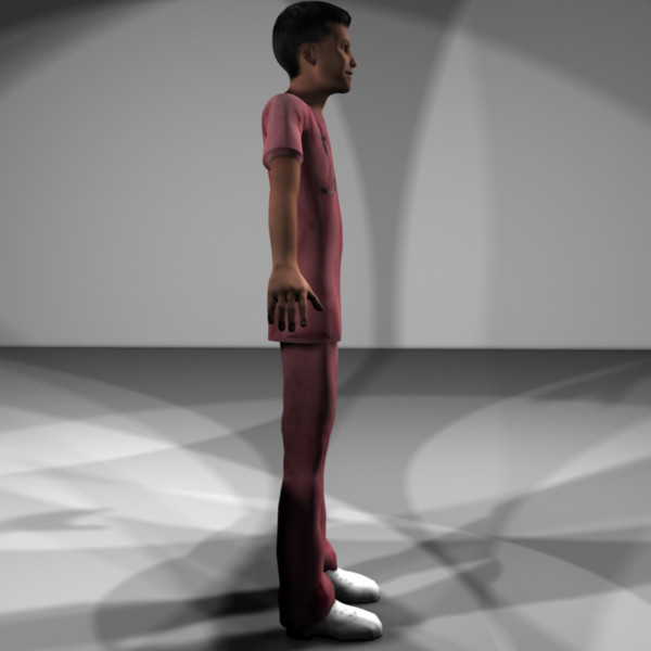 3d male characters model - Medical Personnel Collection Rigged - Men #1 by MasonMotion